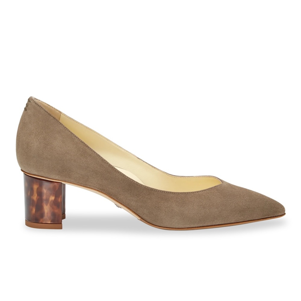New, Unused - Sarah Flint Perfect Emma Pumps - Taupe Suede - Women’s Size 8 / 38